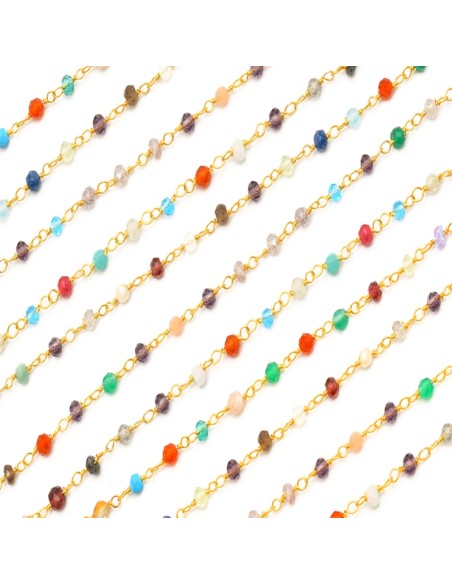 Cadena Rosario - Multi Minerales - 1 metro