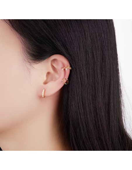 Pendiente Mineral - Aro 10mm