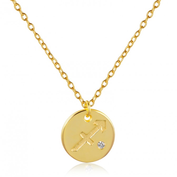 Collar Circonita - Sagitario - 40+5cm