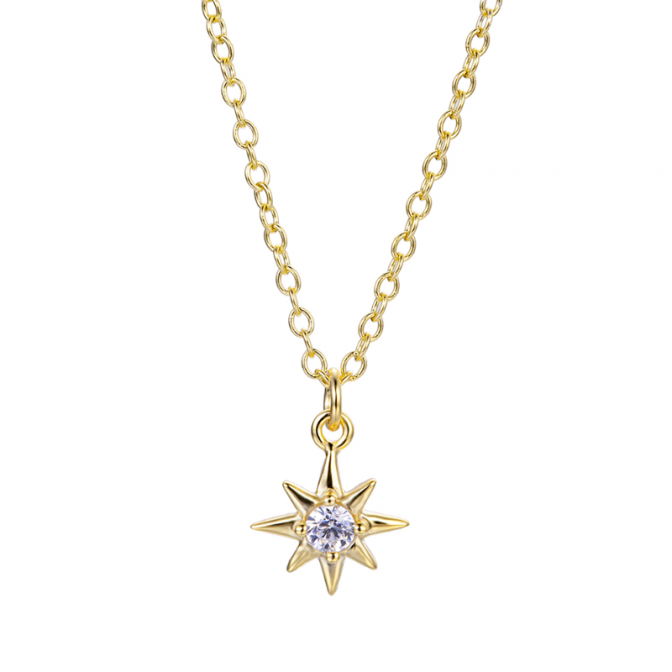 Collar Estrella CZ - 40+5cm