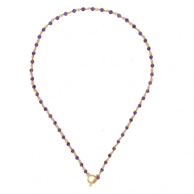 Collar Mineral - 40cm - Bañado Oro 2