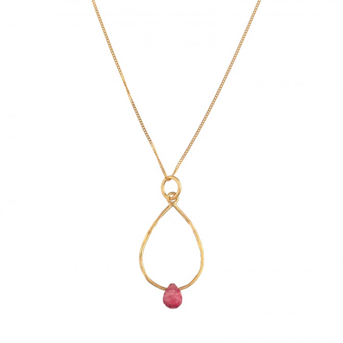 Collar Mineral - Lagrima - 41+2+2cm