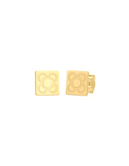 Pendientes Panot de Barcelona - 9mm - Bañado Oro y Plata