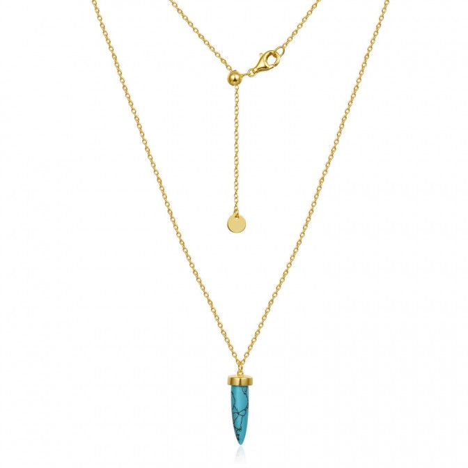 Collar Mineral Colmillo 45cm