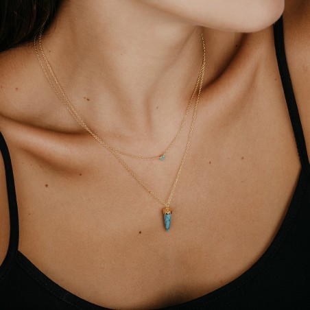 Collar Mineral Colmillo 45cm