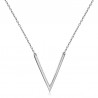 Collar Plata -  "V"