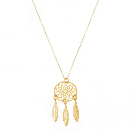 Collar Plata - Atrapasueños 20mm