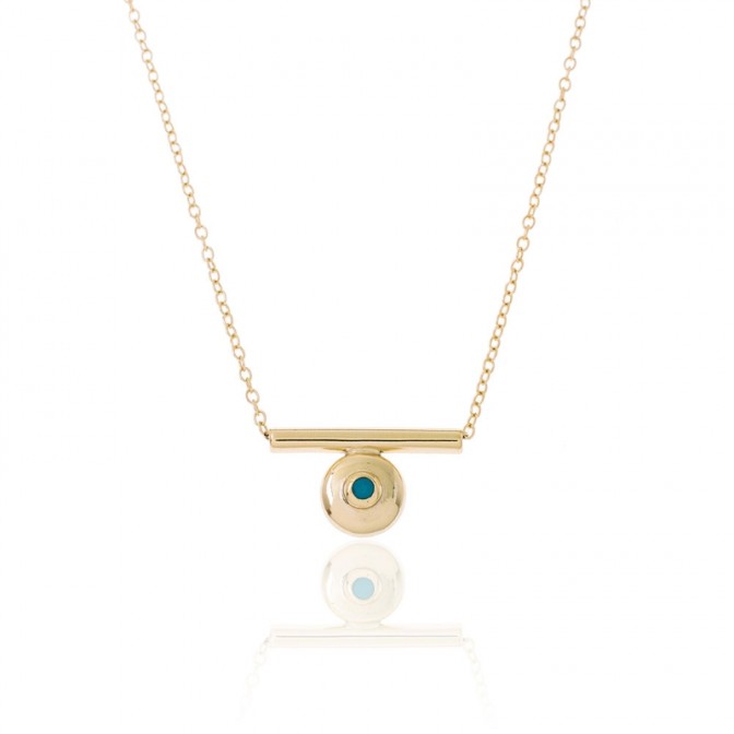 Collar Plata - Barra