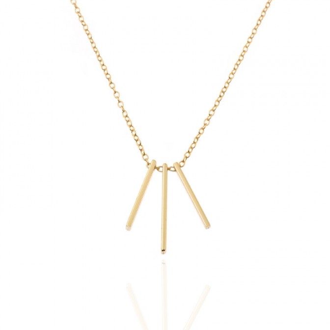 Collar Plata - Barras