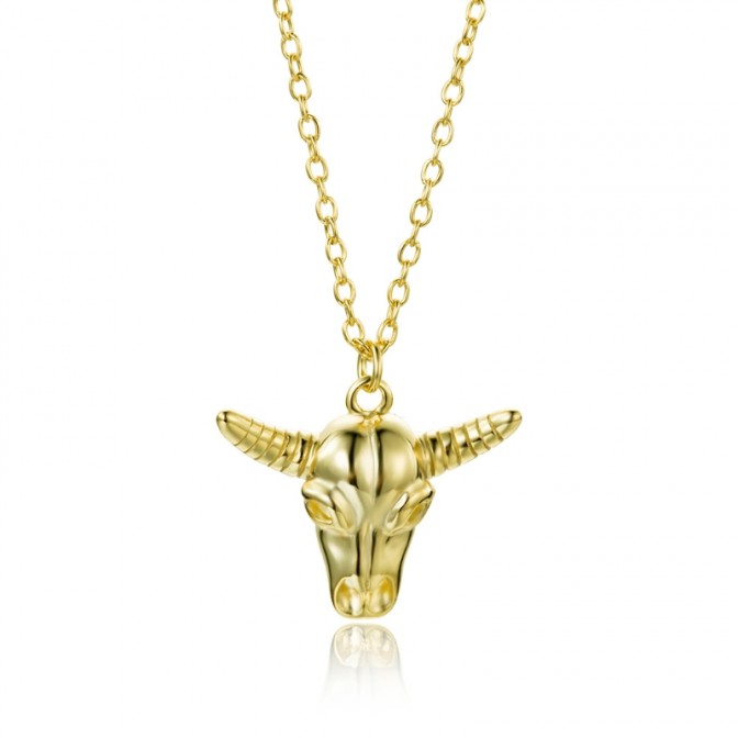 Collar Plata - Cabeza de Toro