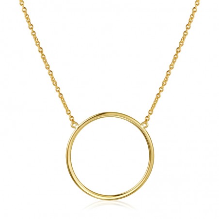 Collar Plata - Circulo