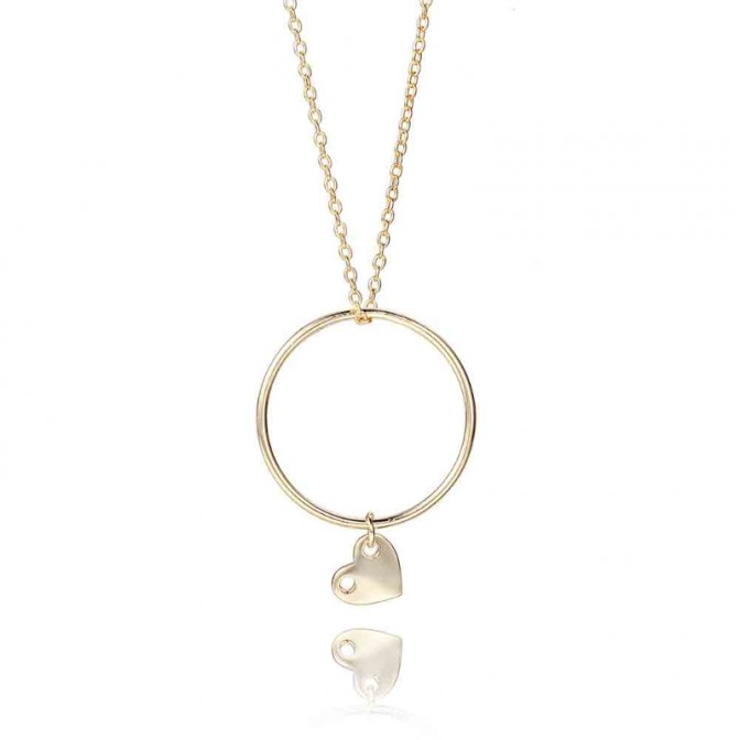 Collar Plata - Circulo