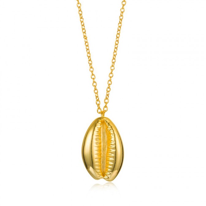 Collar Plata - Concha 11 * 16mm