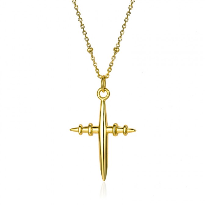 Collar Plata - Cruz 22*19mm