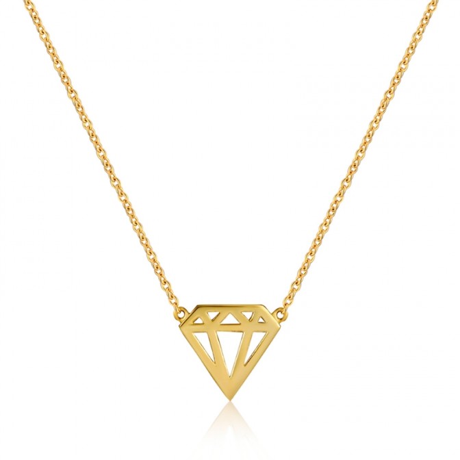 Collar Plata - Diamante