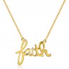 Collar Plata - Faith