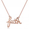 Collar Plata - Faith