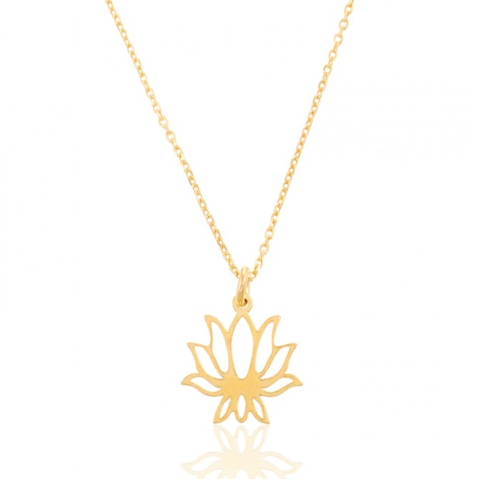 Collar Plata - Flor de Loto