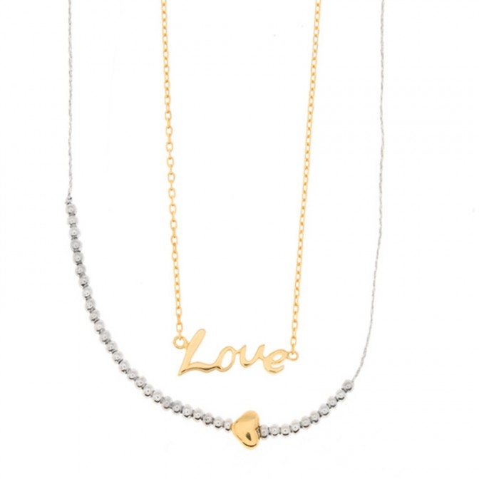 Collar Plata - Love