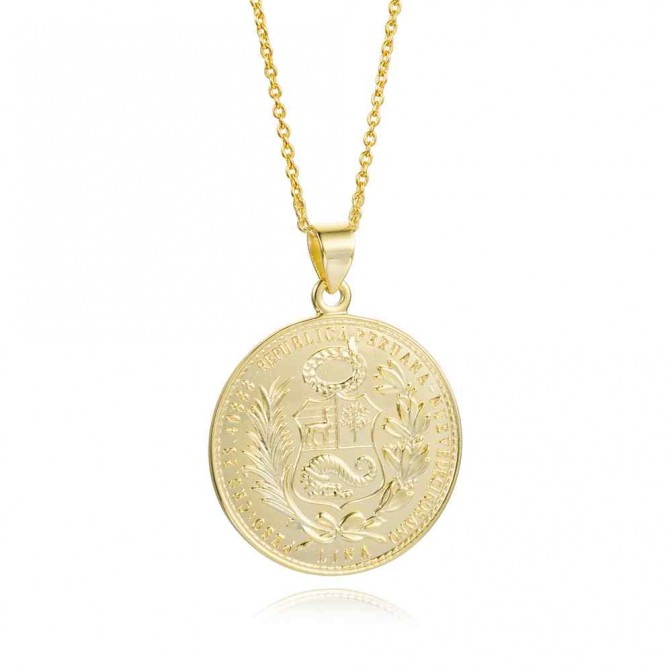 Collar Plata - Moneda Romana