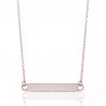 Collar Plata - Placa 30*4