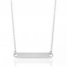 Collar Plata - Placa 30*4