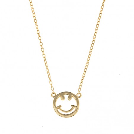 Collar Plata - Smiley