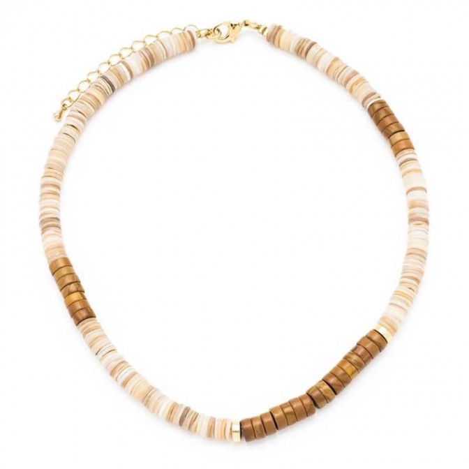 Collar: Madera Marron