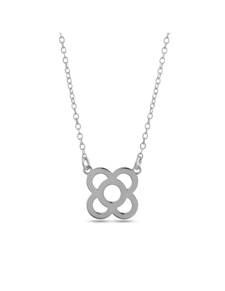 Collar Panot de Barcelona - 40+5mm - Bañado Oro y Plata