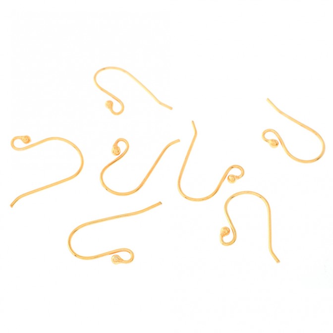 Gancho Pendientes con Bola - 9*20 mm - 5 Pares