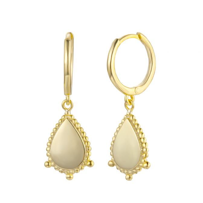 Pedientes Aro Lagrima - 25 mm 2