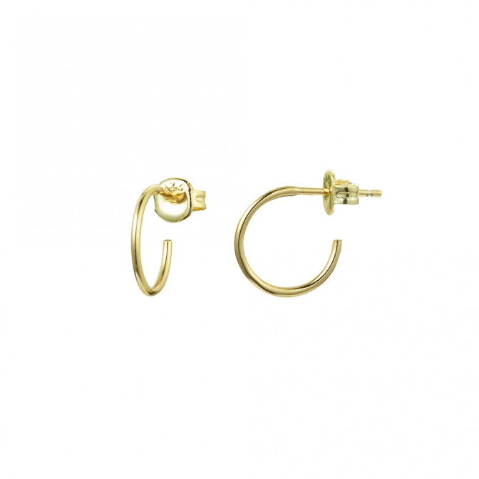 Pendienets Semi Aro - 10 mm