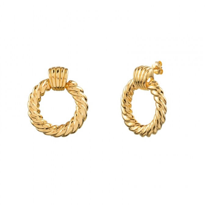 Pendiente Circle Electro - 30mm 2