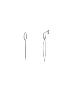 Pendientes Eslabón Ovalos - 48mm - Bañado Oro y Plata Rodiada 2