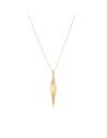 Collar Plata - Rhombus 60*10mm - 36+4cm - Bañado Oro y Plata Rodiada