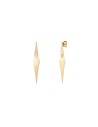 Pendientes Largo - Rombo 42*7mm - Bañado Oro y Plata