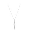 Collar Plata - Rhombus 60*10mm - 36+4cm - Bañado Oro y Plata Rodiada