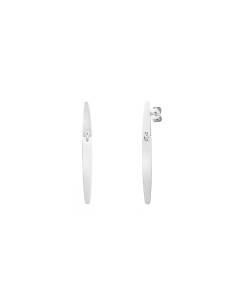 Pendientes Largo - Rombo 42*4,50mm - Bañado Oro y Plata 2