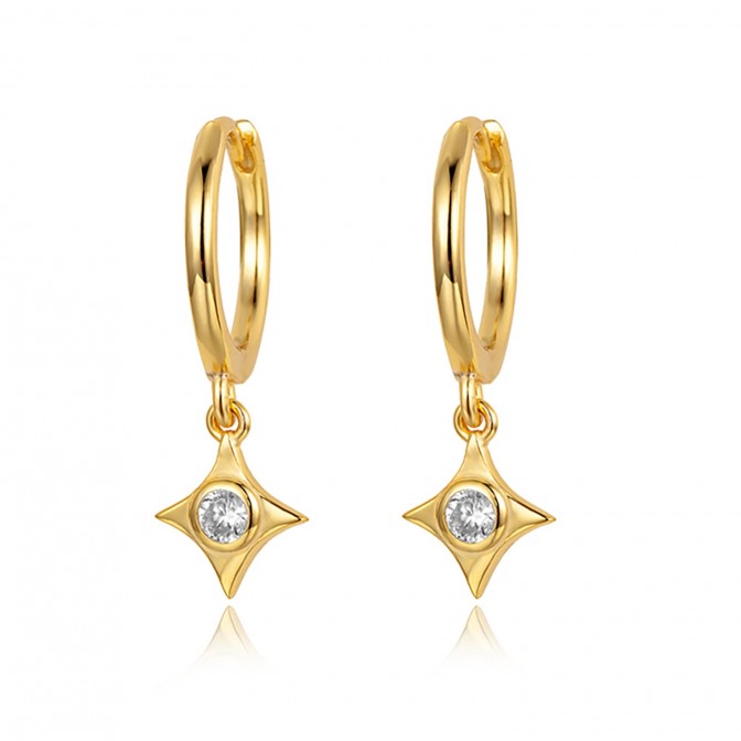 Pendiente Circonita - Aro