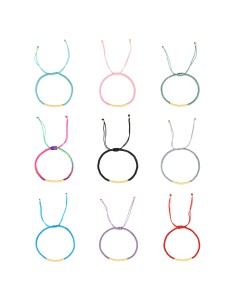 Pulsera Ajustable - Acero 3mm - Color Oro