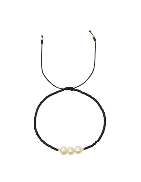 Pulsera Perla - 17mm - Miyuki - Bañado Oro