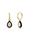 Pendientes Aro 12mm - Lagrima 10*7,5mm - Bañado Oro