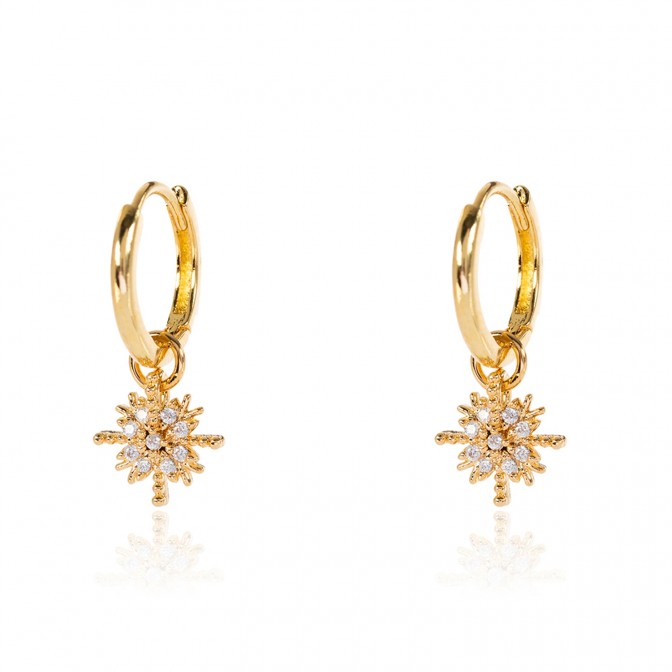 Pendiente Circonita - Estrella