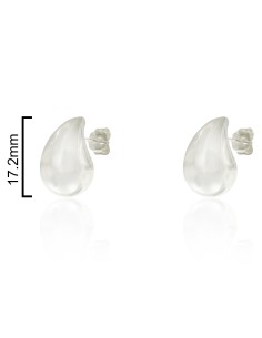 PENDIENTES PRESIÓN GOTA LISA 17.2 MM 2