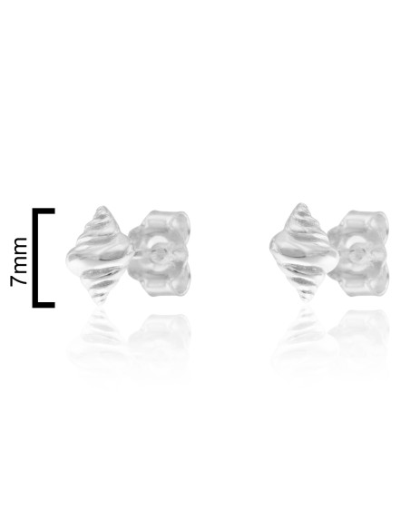 PENDIENTES "ALOHA" CARACOLA 7MM