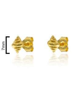 PENDIENTES "ALOHA" CARACOLA 7MM 2