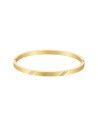 Pulsera Acero Esclava - Circonita - 63mm - Bañado Oro