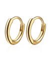 Pendientes Aro - Ext 14mm (Int 10mm) - Bañado Oro