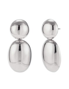 Pendientes Ovalado - 42mm - Color Oro y Color Plata 2