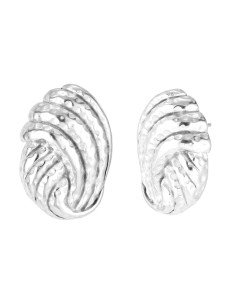 Pendientes Acero Nudo - 24*16 mm - Color Oro, Acero y Plata 2